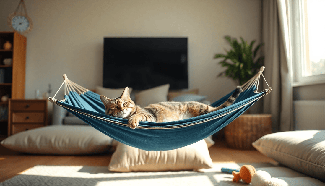 Elevate Your Cat's Comfort with the Innovative New Foldable Cat Hammock - Pet palace shop