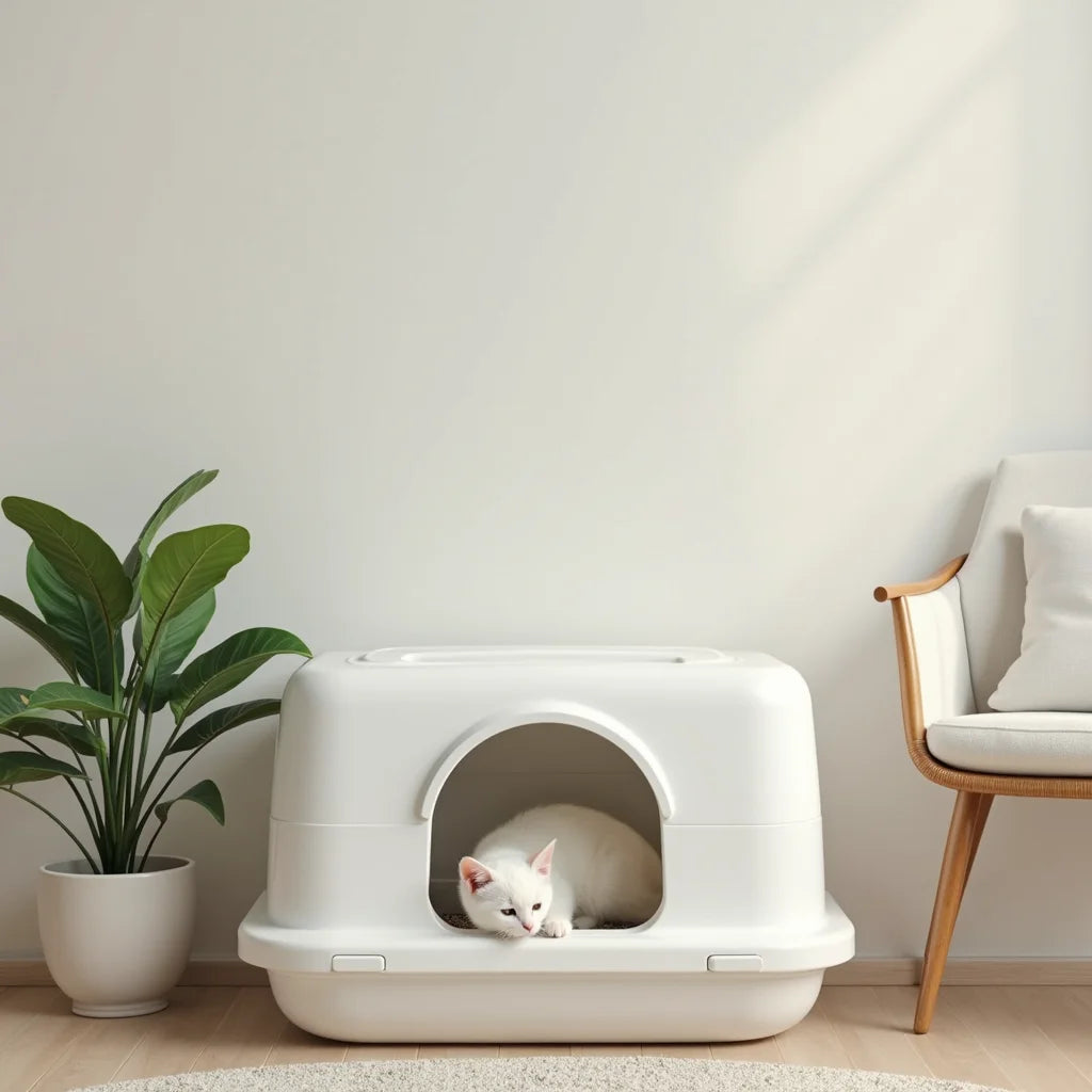 Litter Box - Master the Litter Box: Easy Setup, Odor Control, and Care