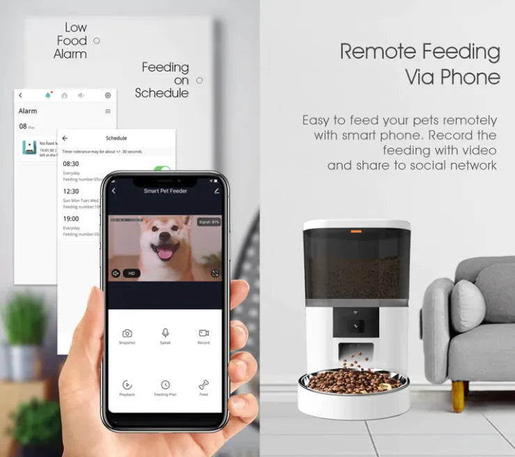 Unleash the Convenience: Introducing the Automatic Petlibro Feeder with Camera and App Control