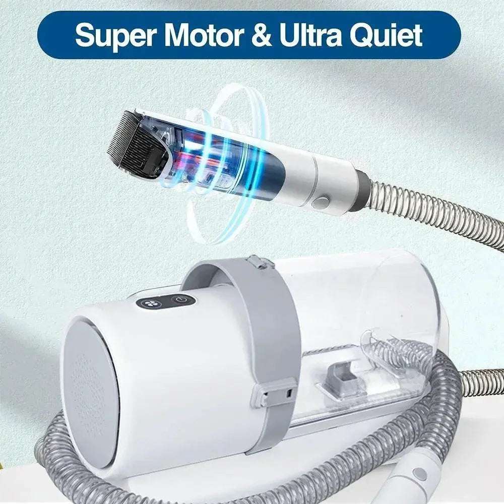 Dog Grooming Kit for Pet Include 4 Hair Clipper Combs 2.5L Vacuum Cleaner and 5 Pet Grooming Tools for Shedding Pet palace shop