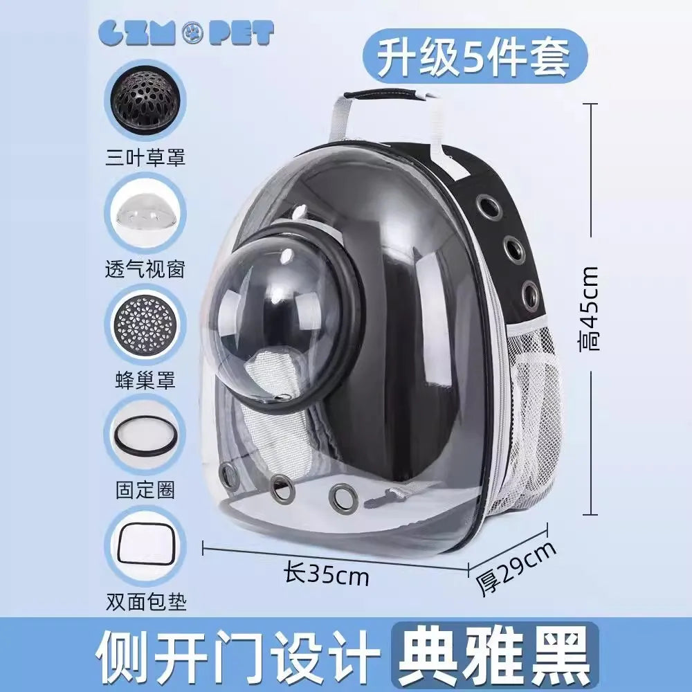 Portable Cat Bag Convenient for Outdoor Travel with Small Dog Universal Backpack