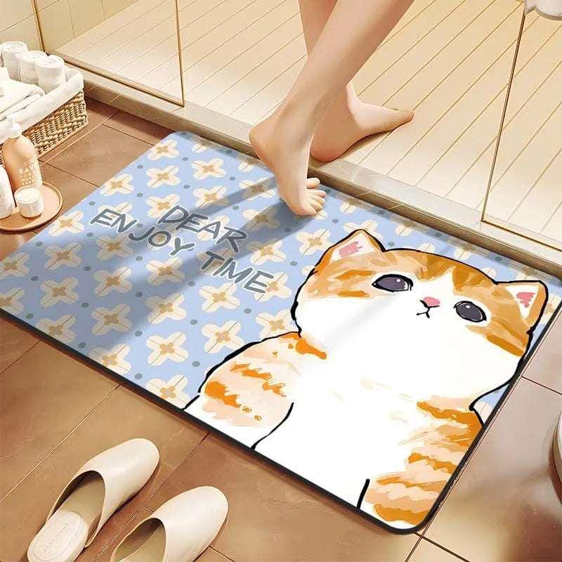 Diatom Mud Shower Floor Mat