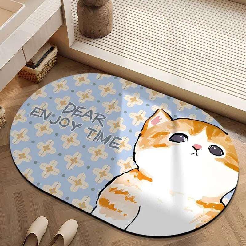 Diatom Mud Shower Floor Mat